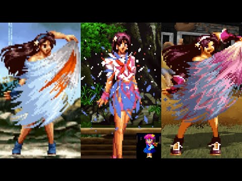 KOF Athena Asamiya Appearance Scene Transformation Collection 