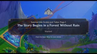 Genshin Impact Episode.162 The Story Begins in a Forest Without Rain END and final dialogues 5/5.