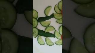 Фото Cucumber Show / Vegetable Carving Garnish / Cucumber Rose