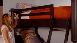 Black  White All American Bunk Bed
