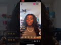 Asian Doll On IgLive! Receives Gifts From Fans R.i.p King Von