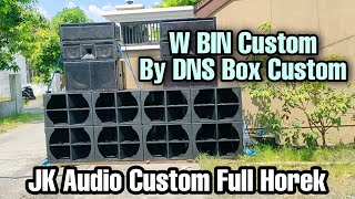 Cek Sound Box W Bin Custom By DNS Box Custom JK Audio Horeggg sampe Kaca PECAH