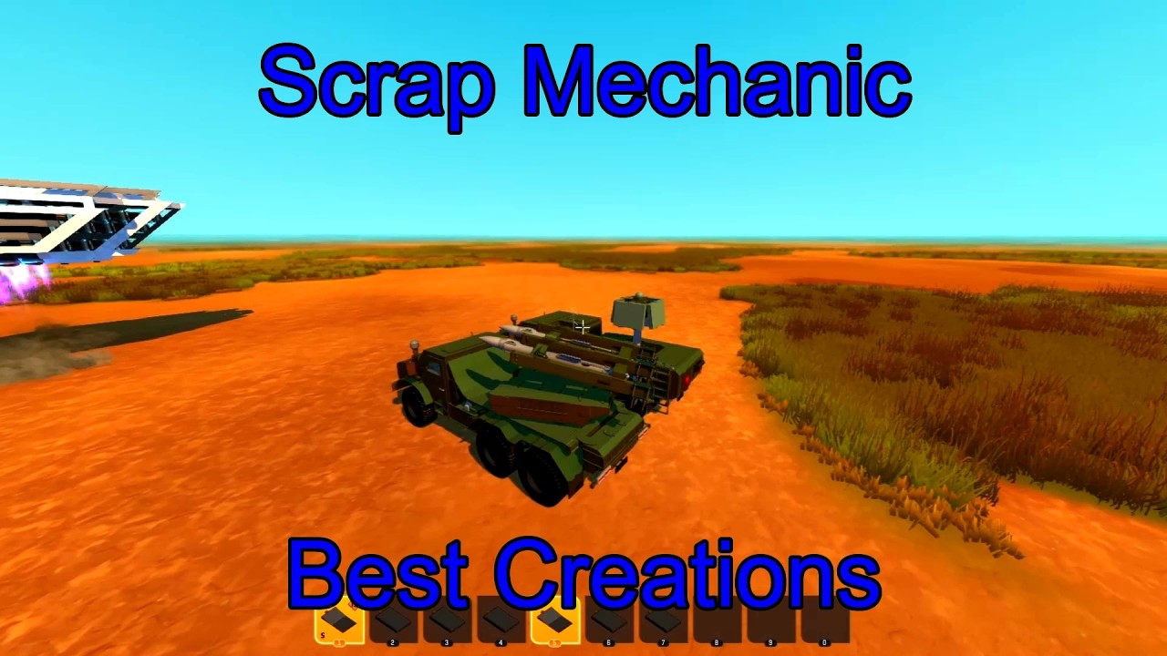 Scrap Mechanic Best Creations: Radar SAM, Belaz, GT40, Planetary Gear & GMR MDK