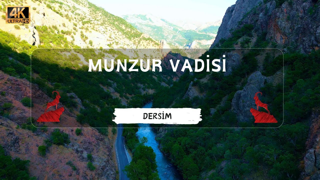 Munzur Vadisi | Vadinin en güzel yerlerinin 4K Drone ile görünümü