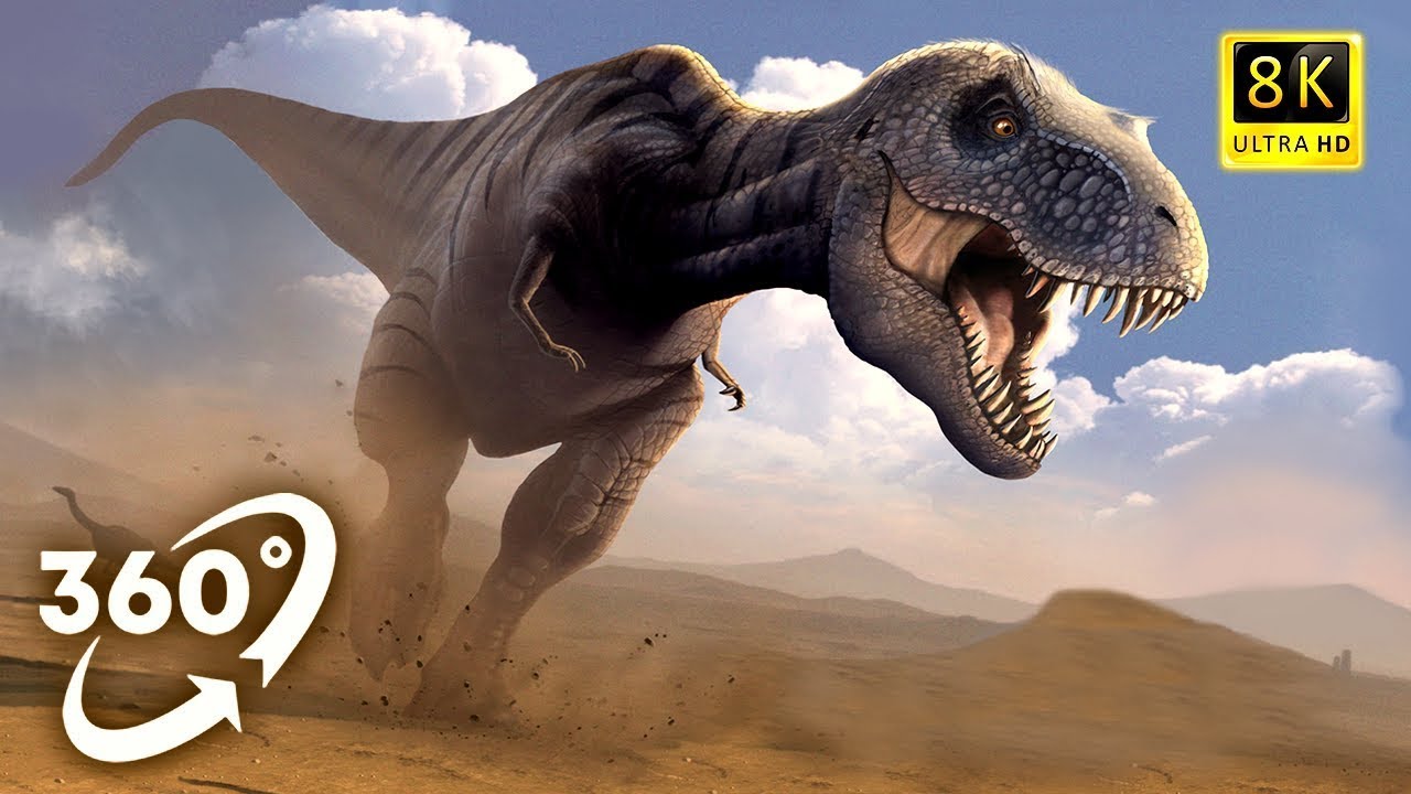 360 VR Google T-Rex Dinosaur Virtual Reality Experience 