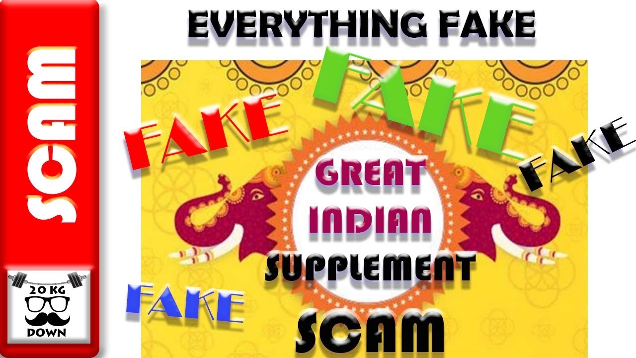 THE GREAT INDIAN SUPPLEMENT SCAM | ALL THE SUPPLEMENTS ARE FAKE