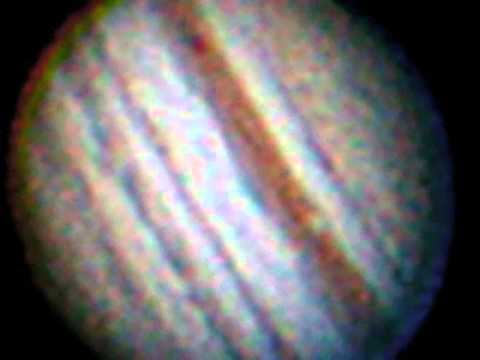 Jupiter through 102mm apochromatic refractor telescope 