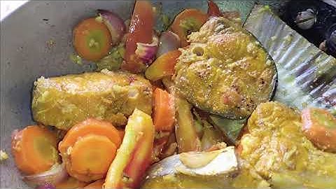 How to cook fish (Kosh fish) with fermented bamboo shoot (Bah Gaj tenga).