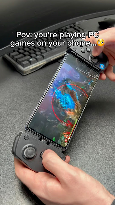 A way to play PC games on your phone…😳