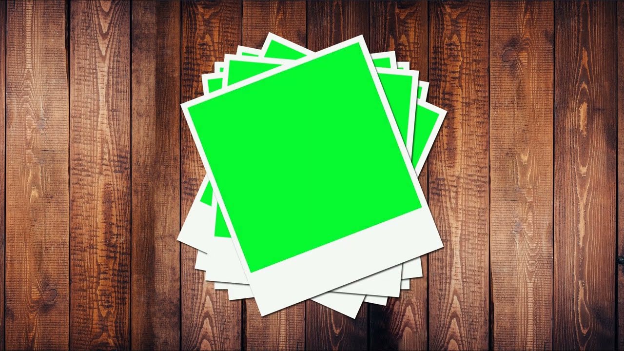 📸 FOTOS polaroid pantalla verde [ Efectos para fotografias chroma key ] 📸