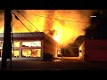 Massive 3alarm blaze consumes building in bakersfield
