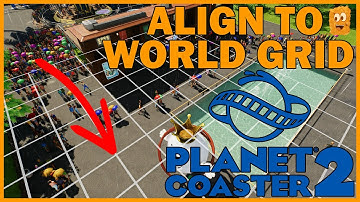 Aligning Paths to World Grid in Planet Coaster 2