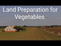 Increasing crop yield  land preparation is key for vegetable farming