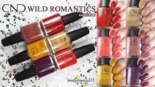 CND Vinylux WILD ROMANTICS Collection Swatches | honeycrunch321