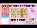 JUNE 2024 MONTHLY PREDICTIONS/WHAT TO EXPECT?🗓️✨💫|🔮PICK A CARD🔮|