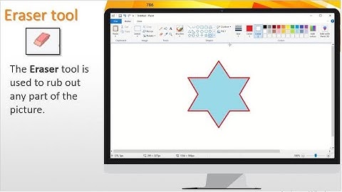 DRAWING IN PAINT | Curve, Shapes, Polygon, Eraser and Fill with color tool | Grade 2 | Part 1