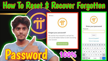 How To Reset Pi Network App Password / Recover Pi Network Password Complete Explained 🔑