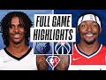 Memphis Gizzlies vs. Washngton Wizards Full Game Highlights | NBA Season 2021-22