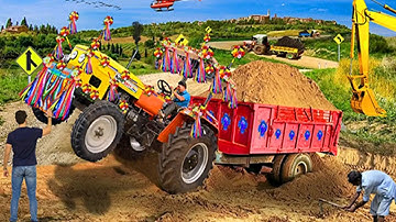 Cargo Tractor Trolley Game 22 - All Levels Gameplay Android, iOS Walkthrough Part 1