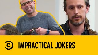 ‘Just Cut Off His Ponytail’ | Impractical Jokers | Comedy Central UK