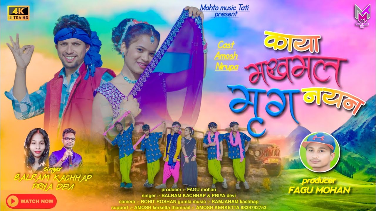 SINGER BALRAM KACHHAP & PRIYA DEVI//काया मखमल मृग नयन// New Theth Nagpuri Gana Video 2025