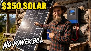 The $350 APPALACHIAN POWER SETUP That Runs FOREVER... No Electric Bill, No Grid, No Permission