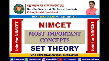 NIMCET  2023 : Most Important Concepts in SET Theory