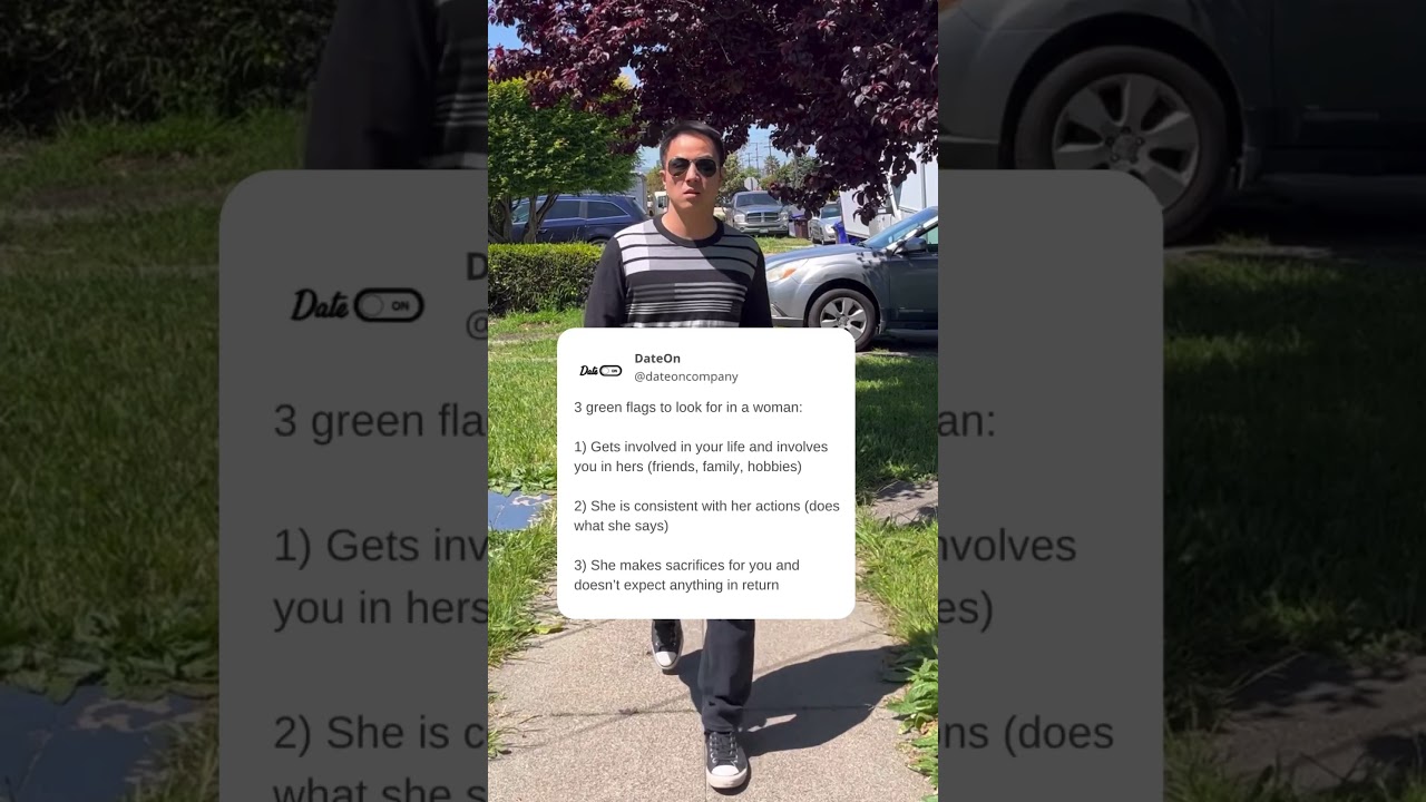 3 green flags to look for a woman 