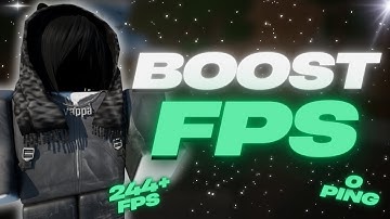 How to Get MAX FPS on Roblox (No Lag & Low Ping) 🚀