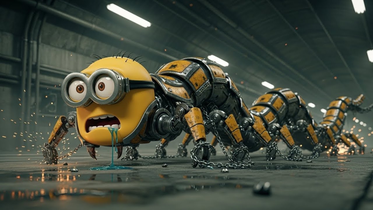Minion vs the Giant Mechanical Centipede | Minion Story