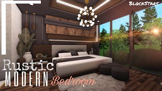 ROBLOX || Bloxburg: Modern Rustic Bedroom - 20k