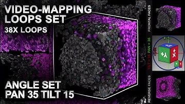 BOX Projection-Mapping loops (38 loops Angle-Set) Pan 35 Tilt 15 by DJVB