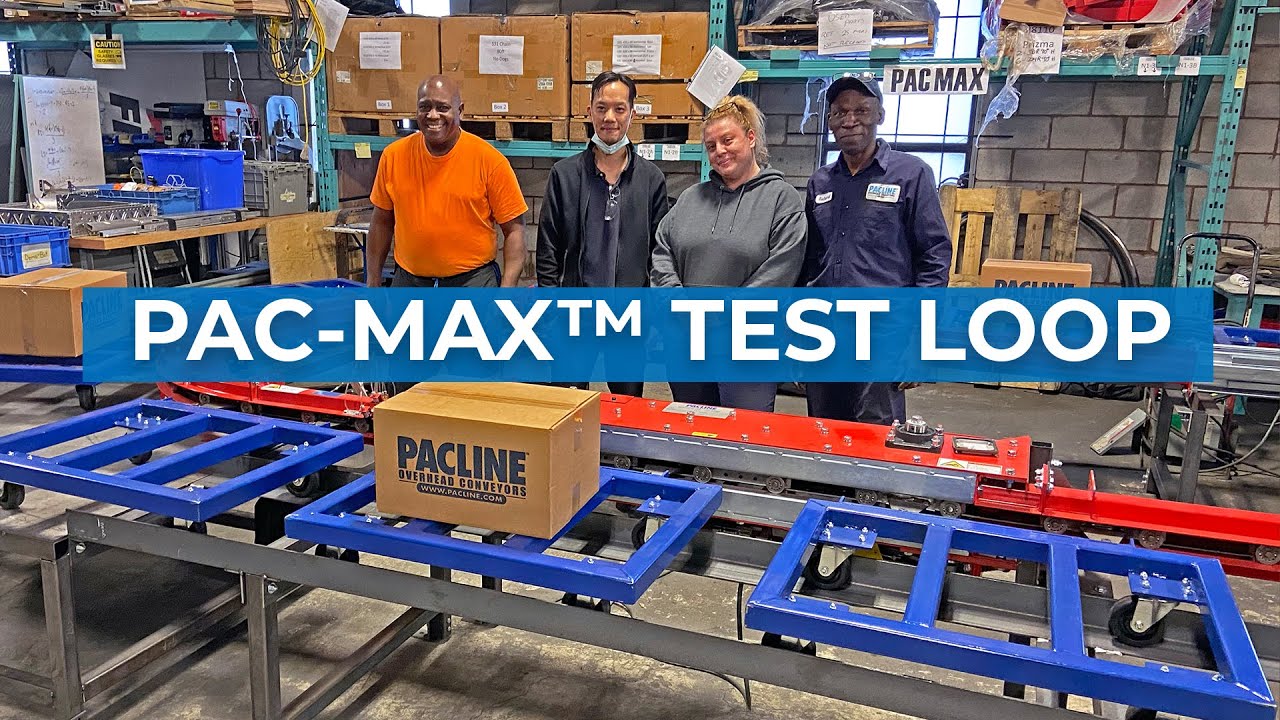 PAC-MAX™ Conveyor Test Loop | Pacline's Testing Facility