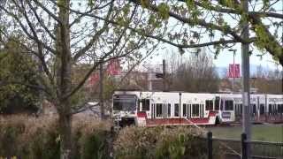 New State!!!!  TriMET MAX Red Line @ Cascade Station (Portland) OR USA Siemens SD660 324 Leading