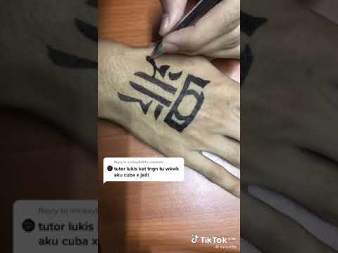 Video: Cara Menggambar Tato Henna