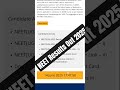 Neet NTA Results 2025 Out Now | neet result 2025 live pw #shorts #neet #neet2025 #pw #neetexam
