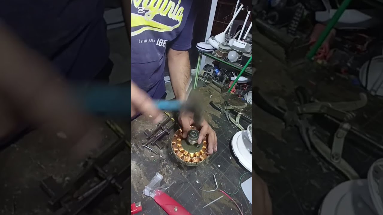 تبديل بولبرين مروحة سقف