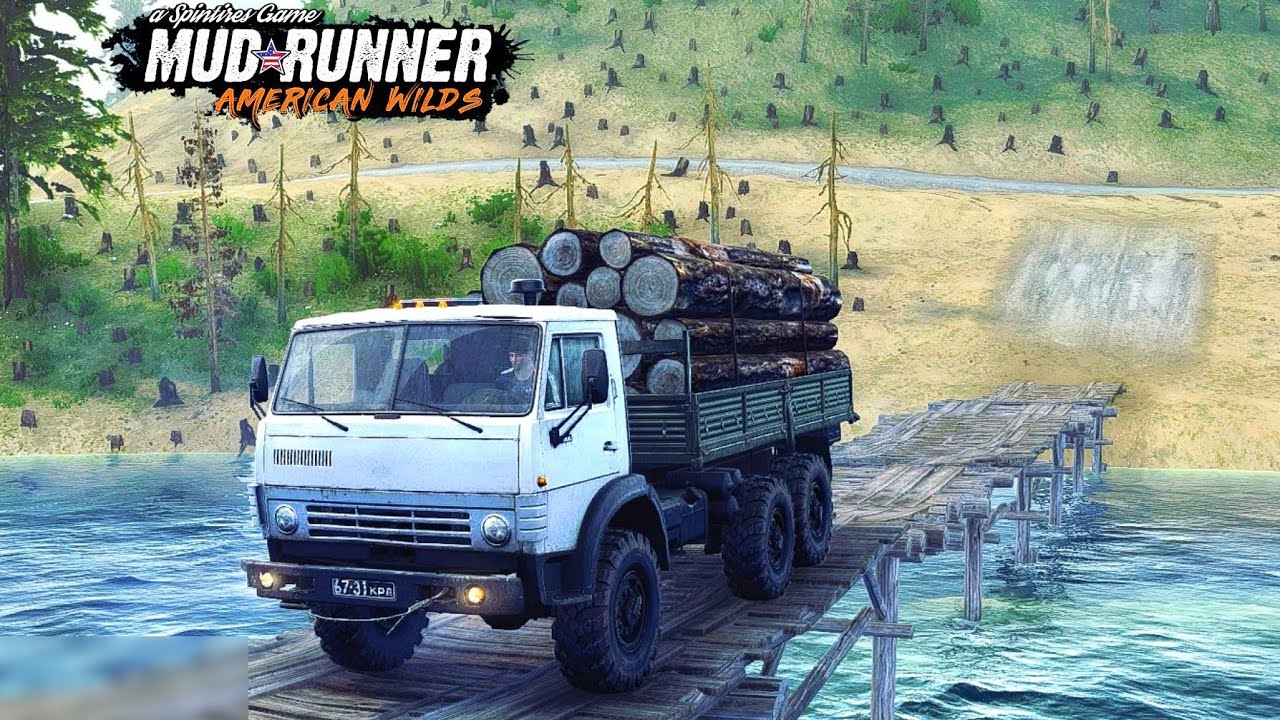 Spintires Mudrunner - New Truck off-road logs deliver