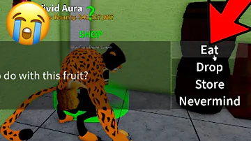 When You Click EAT by Accident ( Blox Fruits )