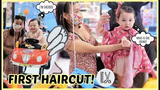 ISLA'S FIRST HAIRCUT! PANAY PA CUTE ANG BATA! NAG LAMBING SI MISTER! ❤️ | rhazevlogs