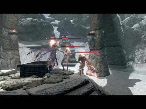 Skyrim Battles - Ildari, General Falx, & Ash Spawn vs. Arcwind Point thumbnail