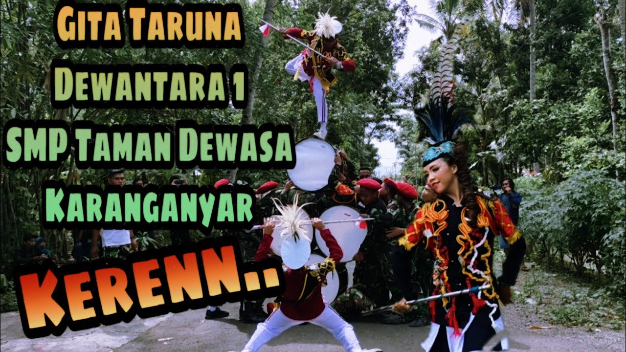 Atraksi Keren, Unik dan Menegangkan Drumband SMP TAMAN DEWASA Karanganyar Kebumen
