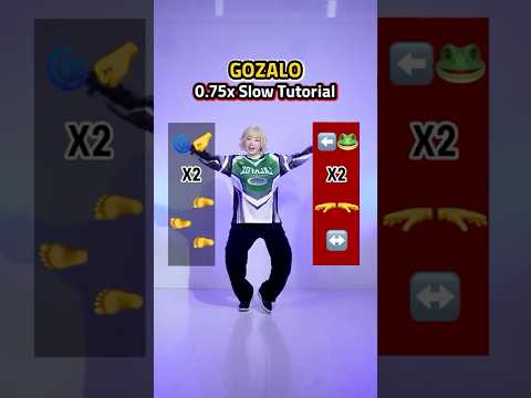 Viral Dance🔥 GOZALO 0.75x Slow Tutorial🪞 Still Too Fast?😳