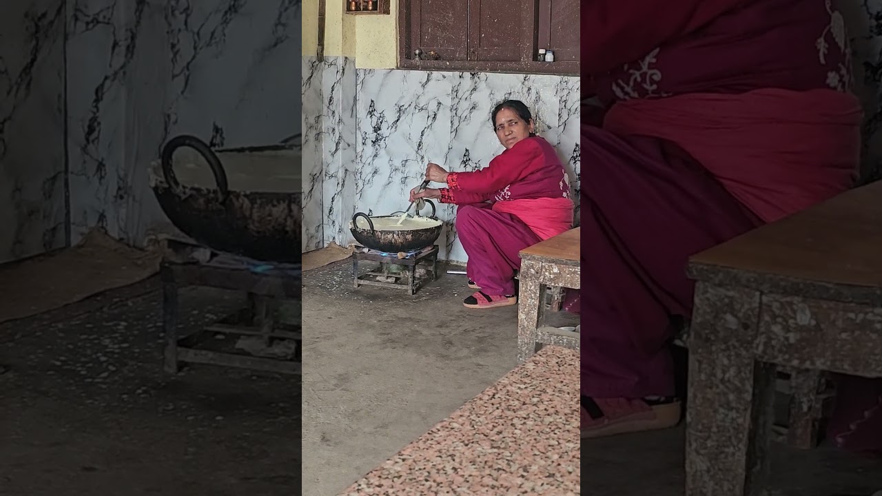 Pure deshi khuwa preparation Dakshinkali, Kathmandu,  Nepal 