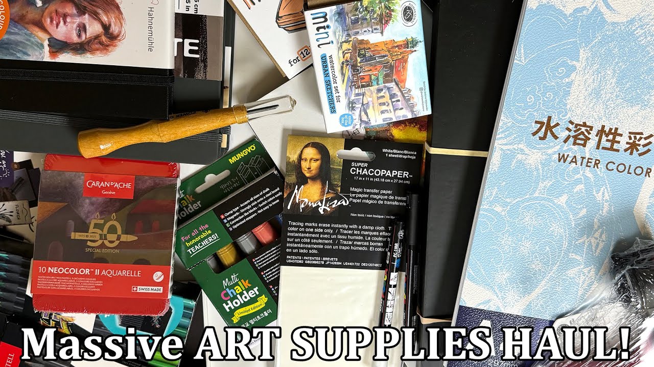 Massive art supplies haul