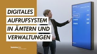 Das Digitale Aufrufsystem Für Ämter Verwaltungen - Effizient. Übersichtlich. Digital.