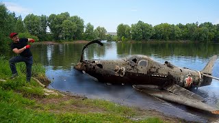 Эту гигантскую находку мы нашли на магнитной рыбалке, где упал самолет!