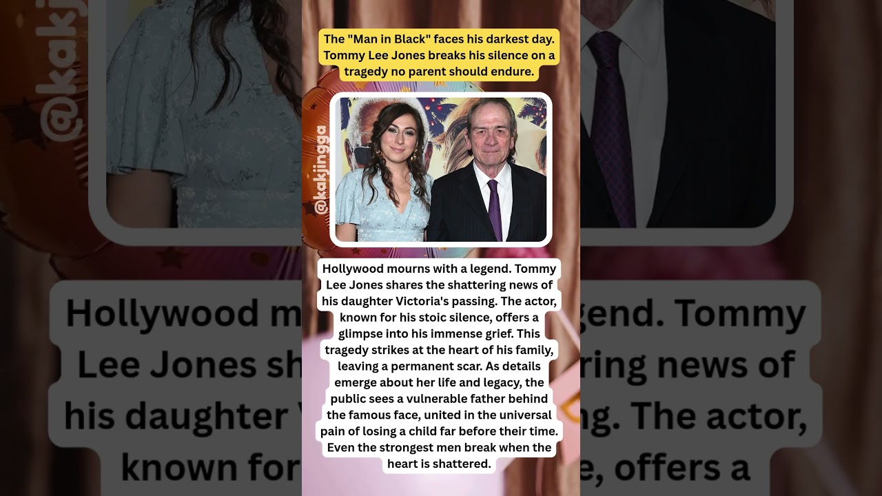 Tommy Lee Jones' Daughter Victoria DIES 🕯️😢 Heartbreaking News 