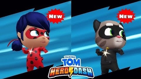 MY TALKING TOM HERO DASH NEW UPDATE (TOM VS LADYBUG)