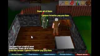 Runescape classic - Sheep shearer quest